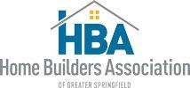 The logo for the home builders association of greater springfield.