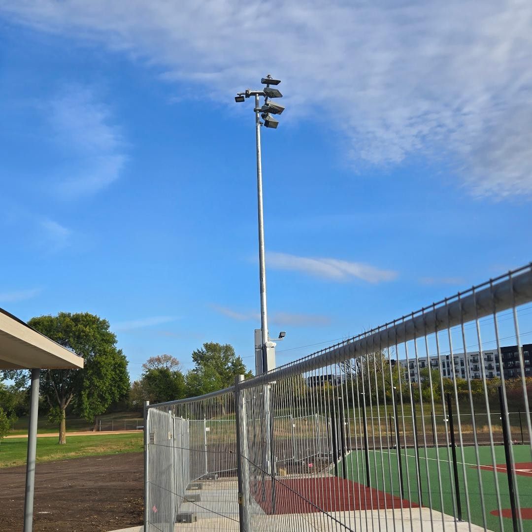 Rubberized turf surface installed on the Miracle Field