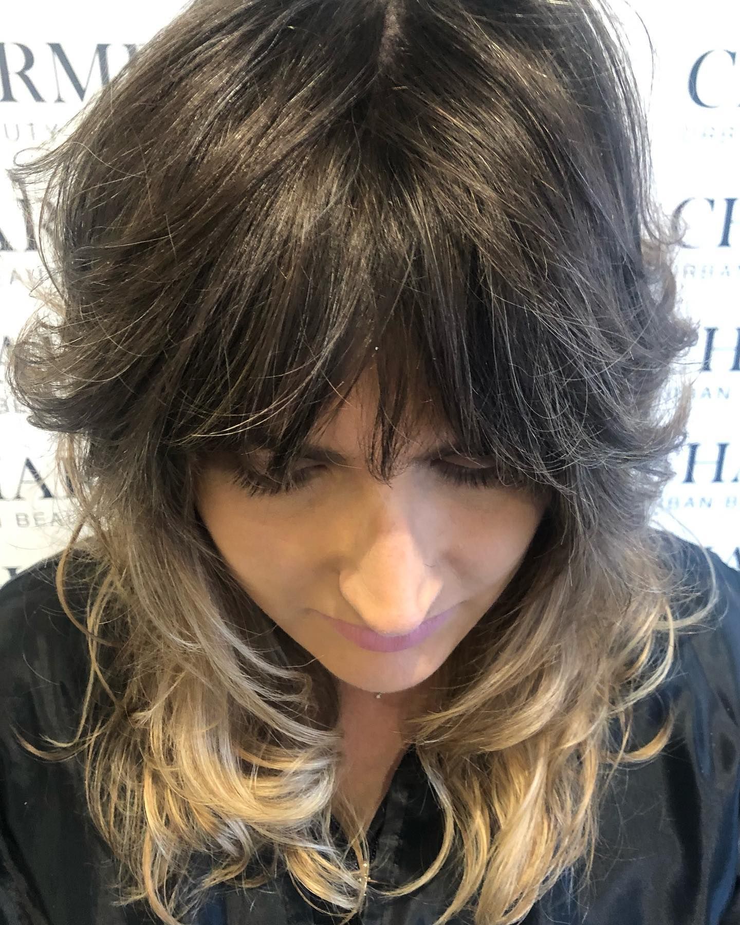 capelli schiariti sulle punte