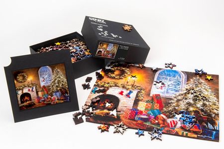 Starz Wooden Jigsaw Puzzle in Black Chipboard Box