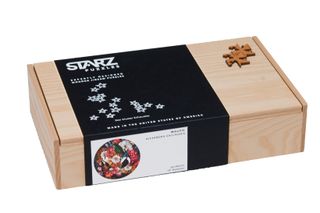 Starz Puzzles Hand-crafted Heirloom Wood Box