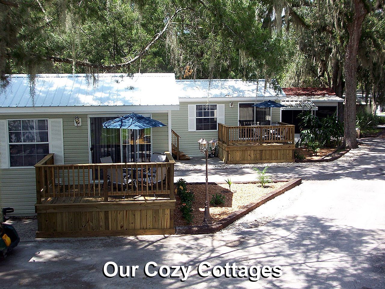 a picture of our cozy cottages is shown