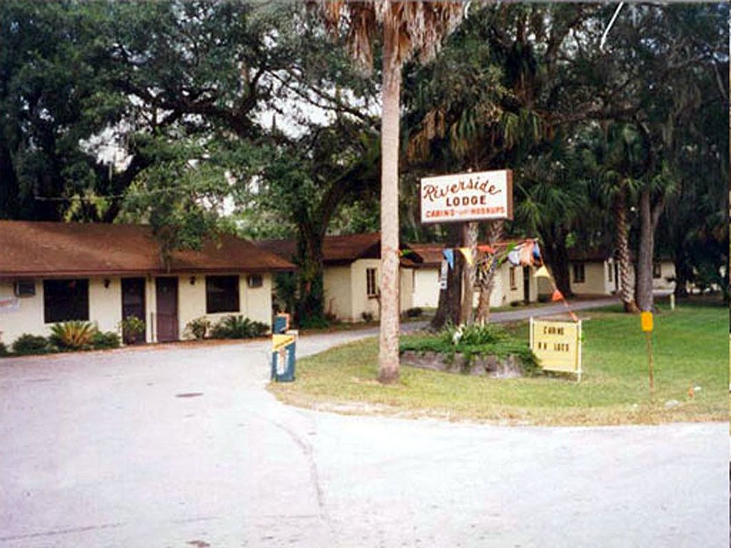 a riverside inn is located in a small town