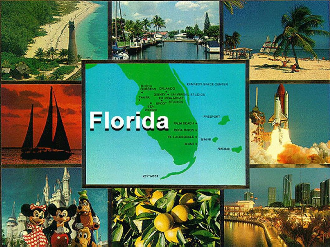 a collage of pictures with the word florida at the top