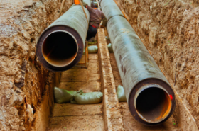 Underground utility work in Cheyenne WY