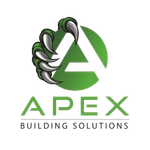 The APEX Building Solutions logo has a claw on it.