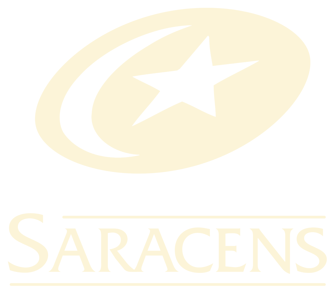 A white logo with a crescent moon and a star on a white background.