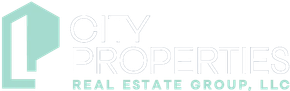 The logo for city properties real estate group , llc.