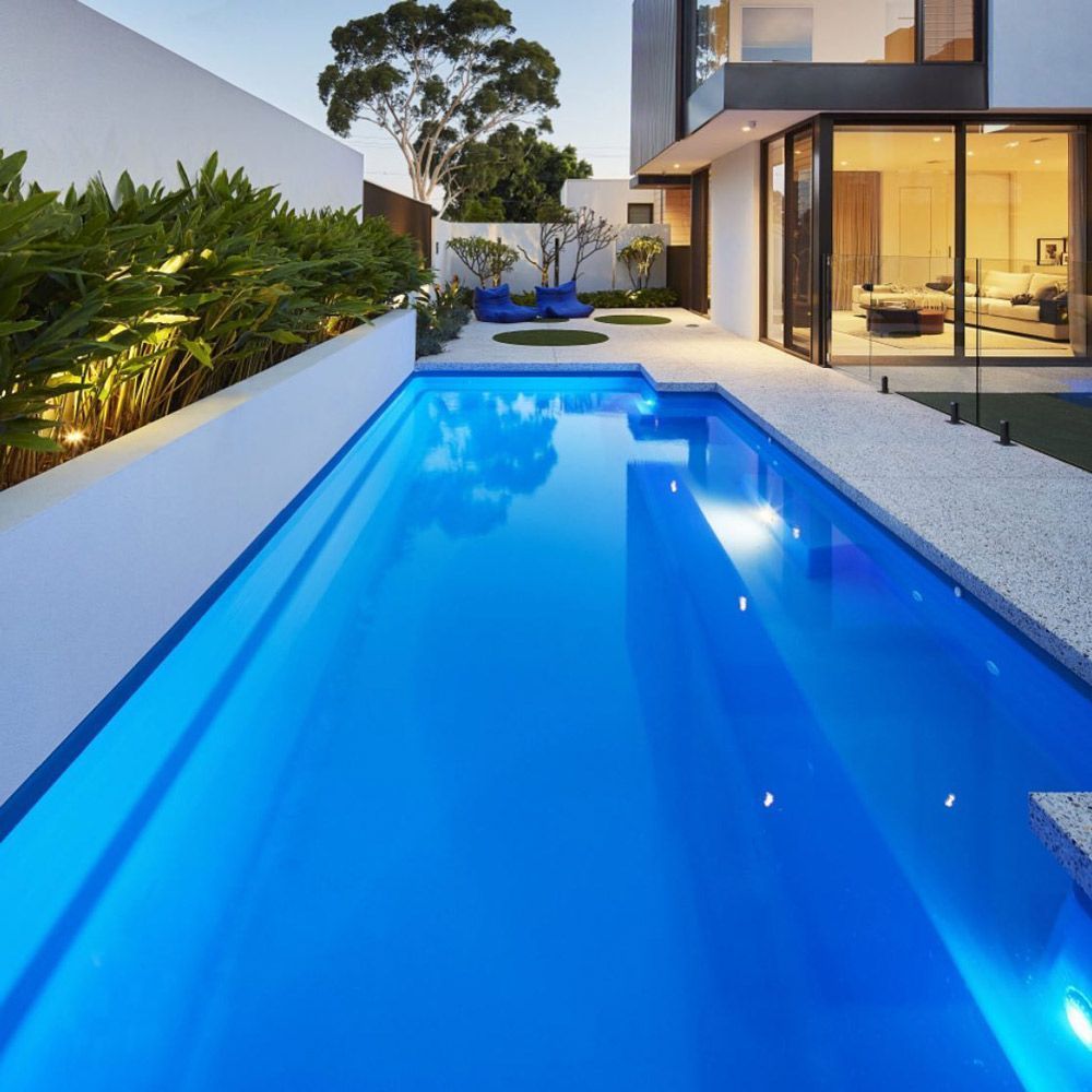 Residential Pool with Led Lights