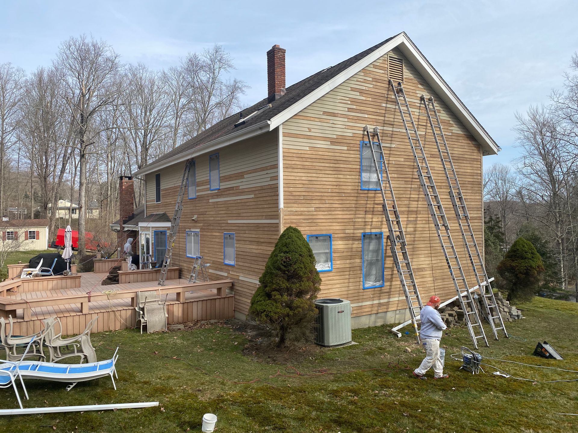 Exterior House painting before 4