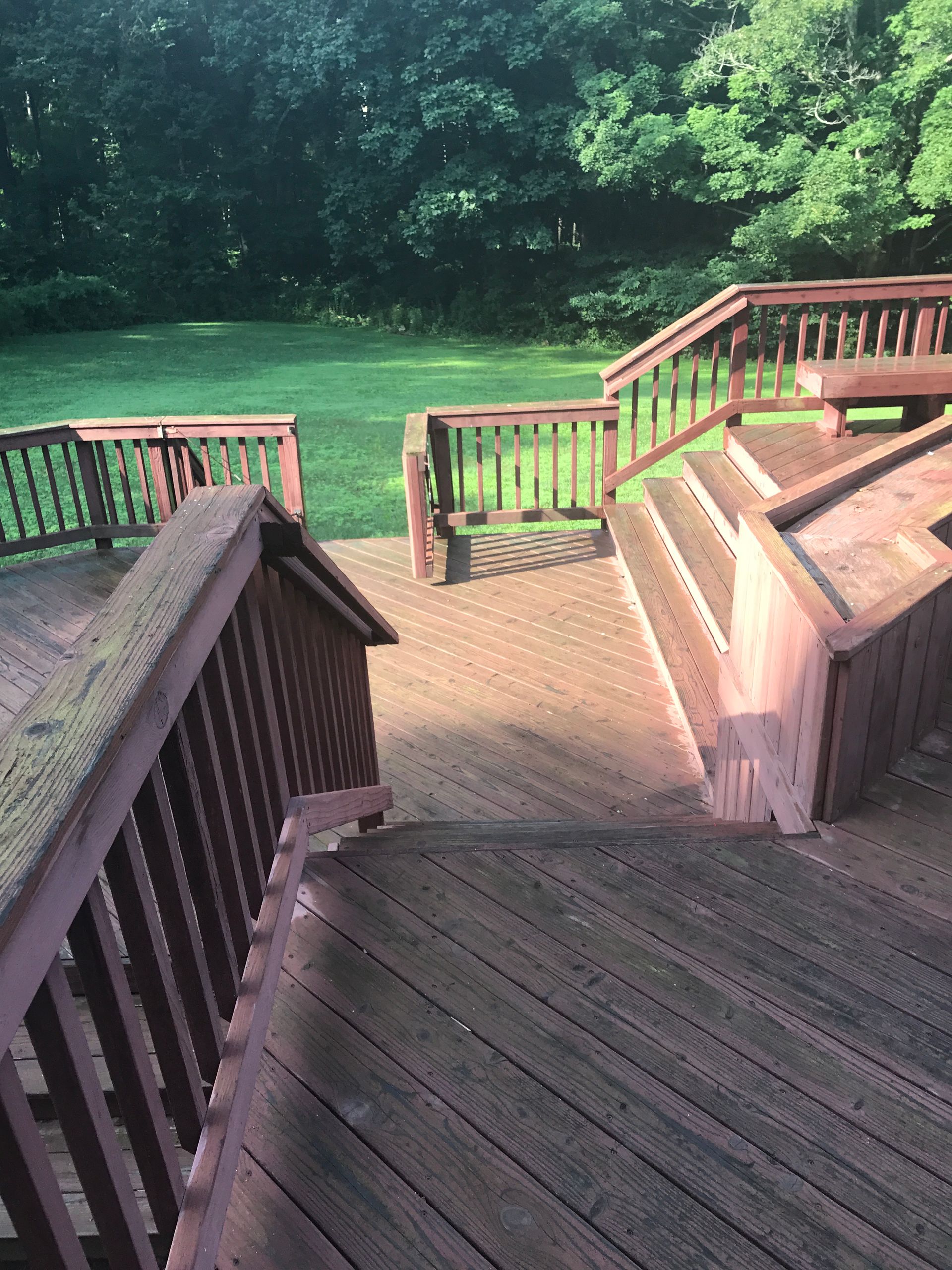 Deck painting before  3