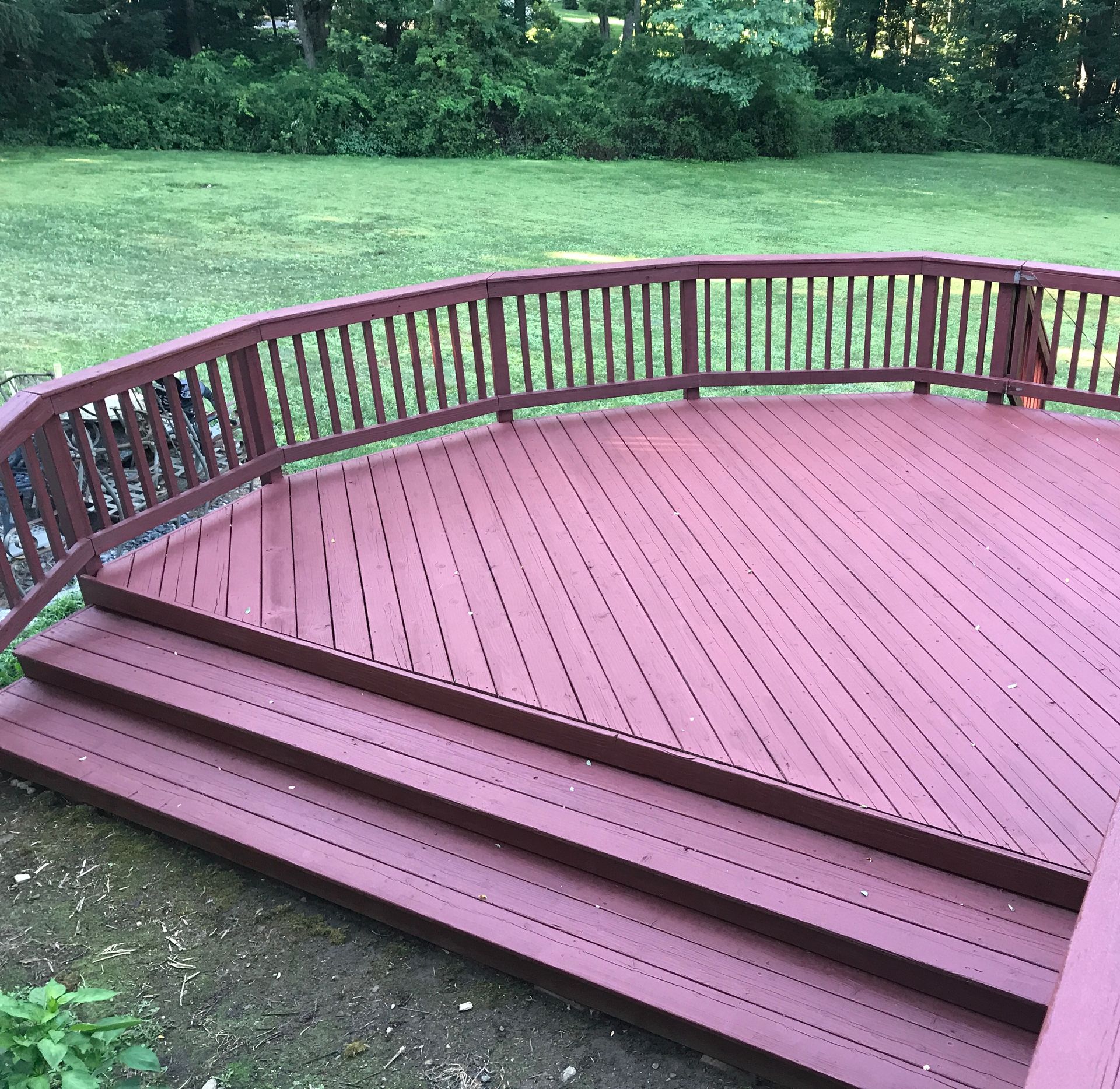Deck painting After 5