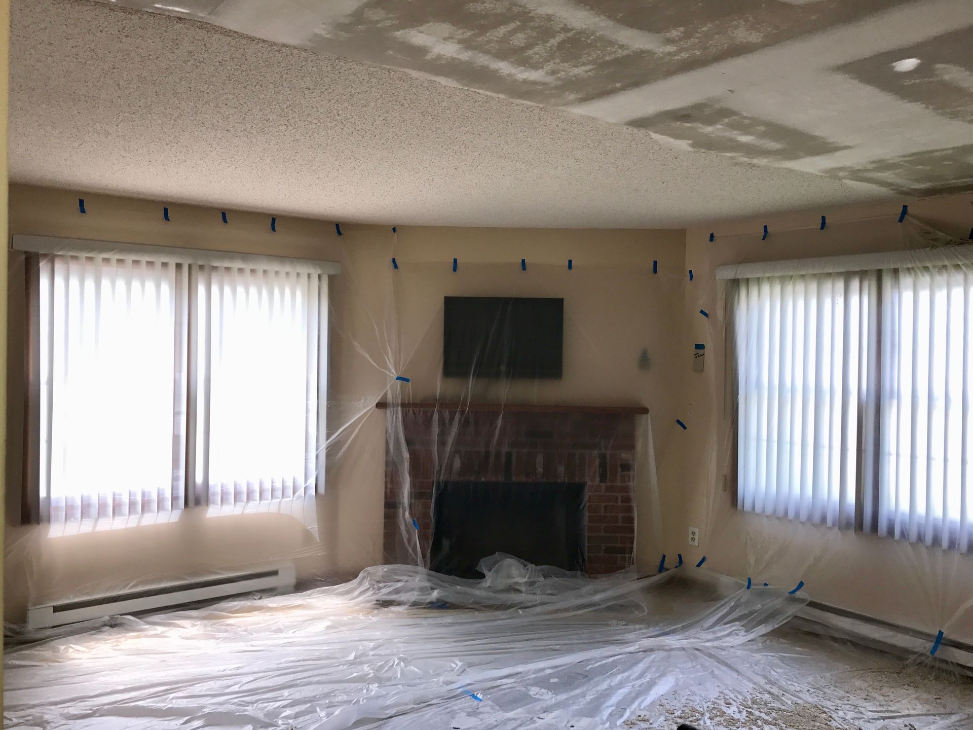 interior residential painting before 7
