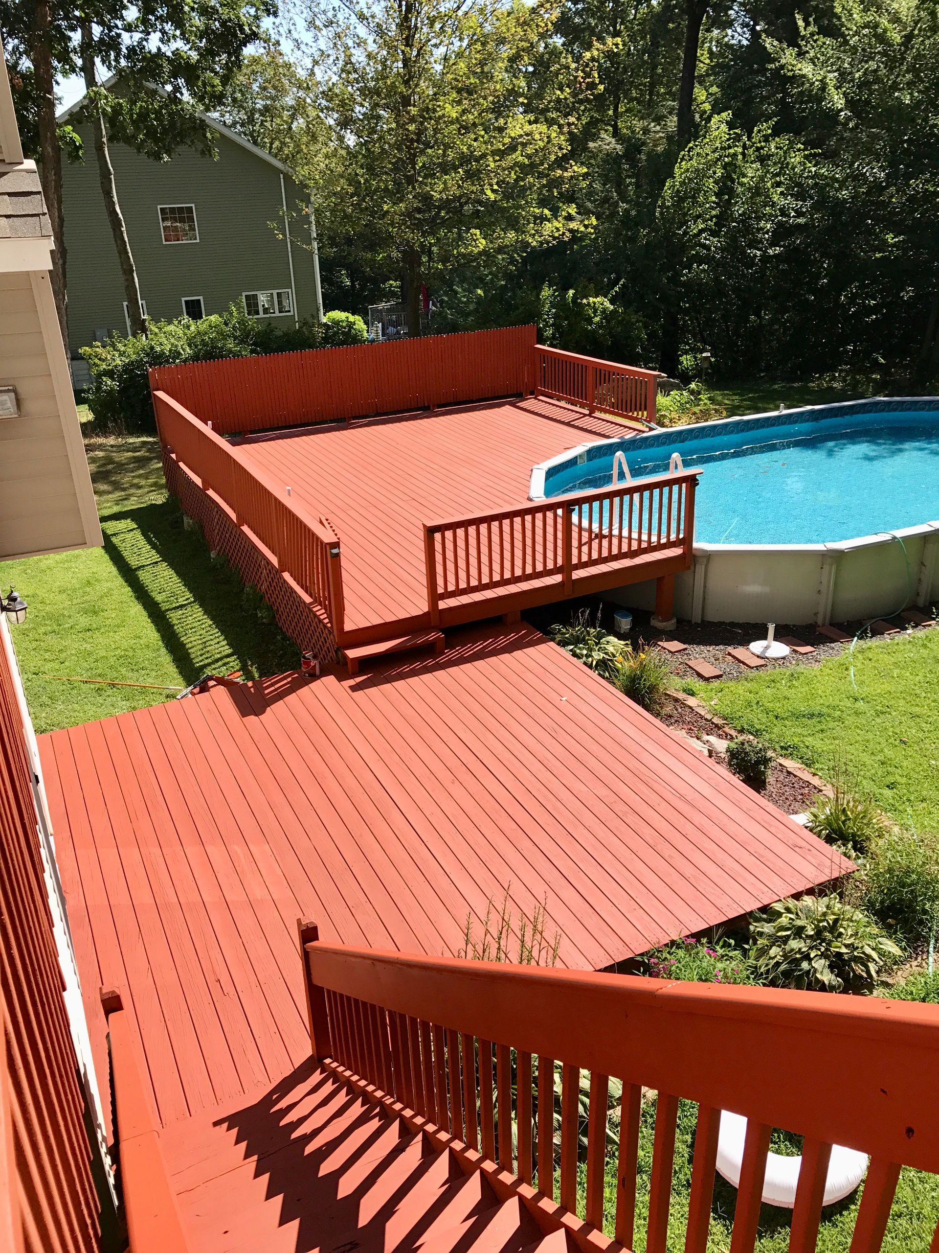 Deck painting after 1