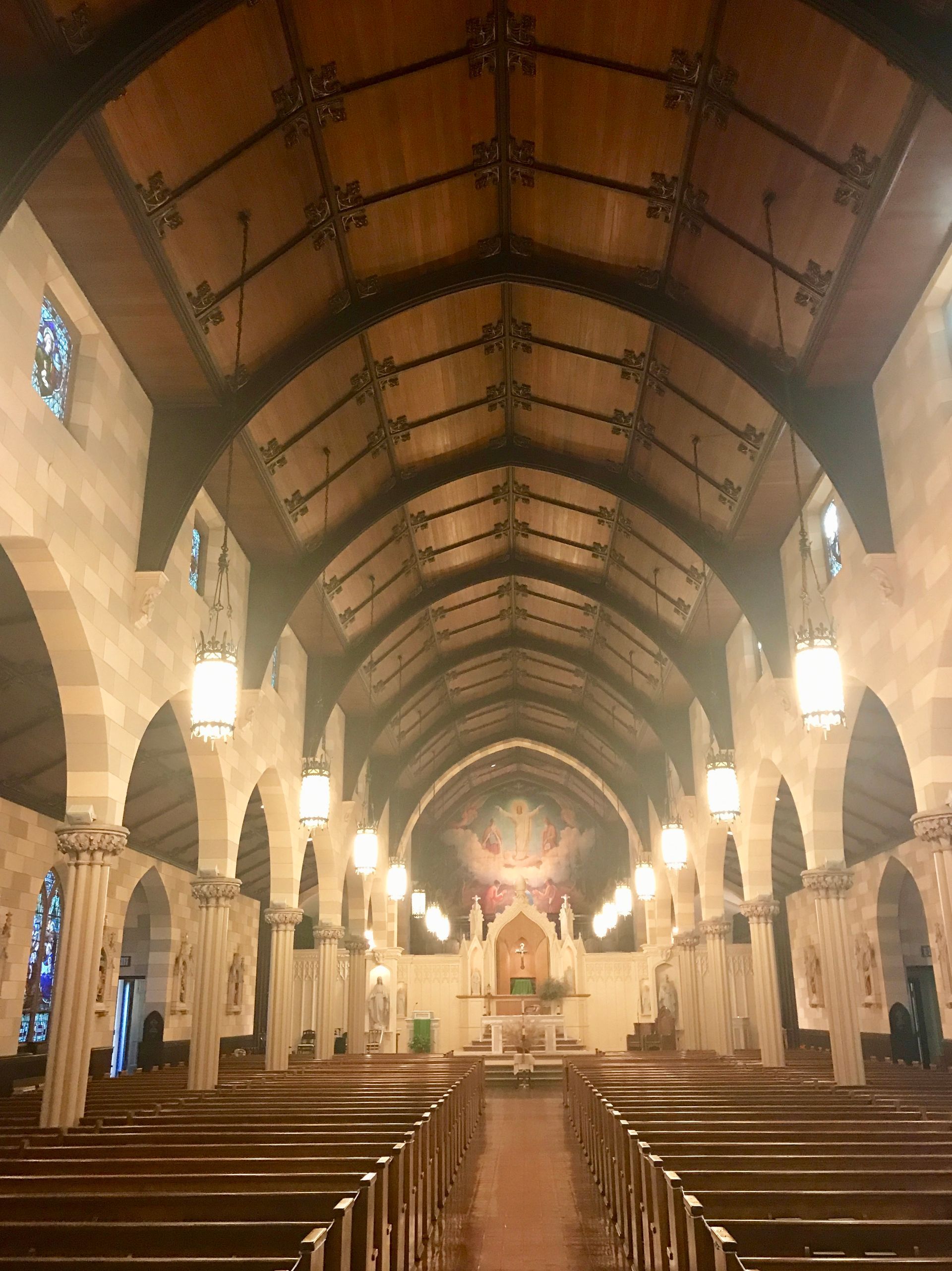 Church interior painting  8