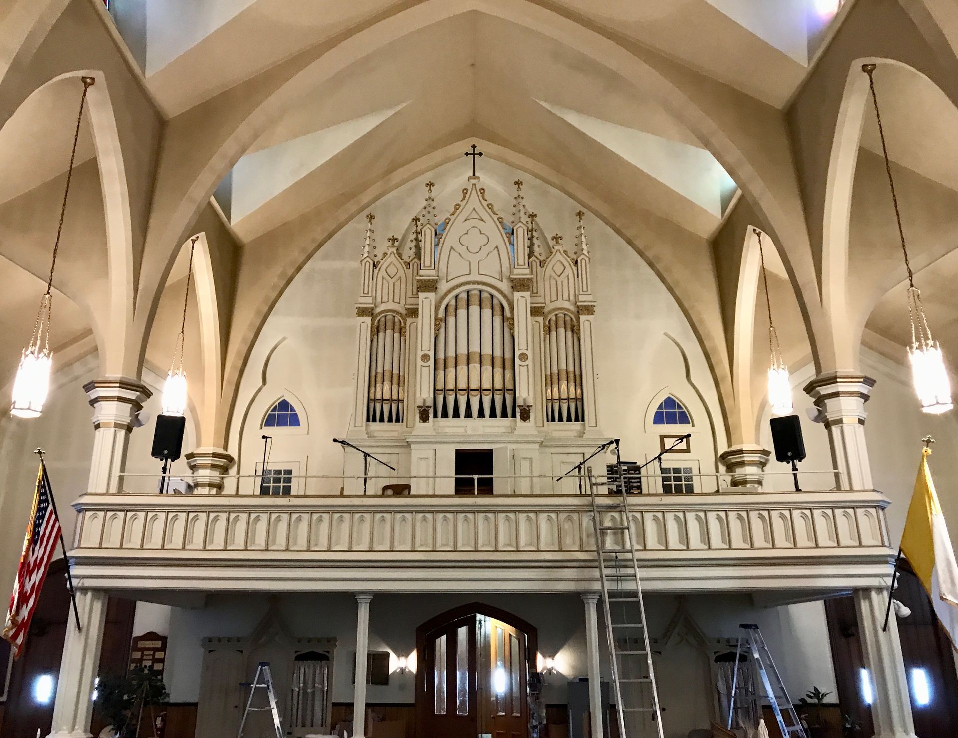 Church interior painting  Before 4