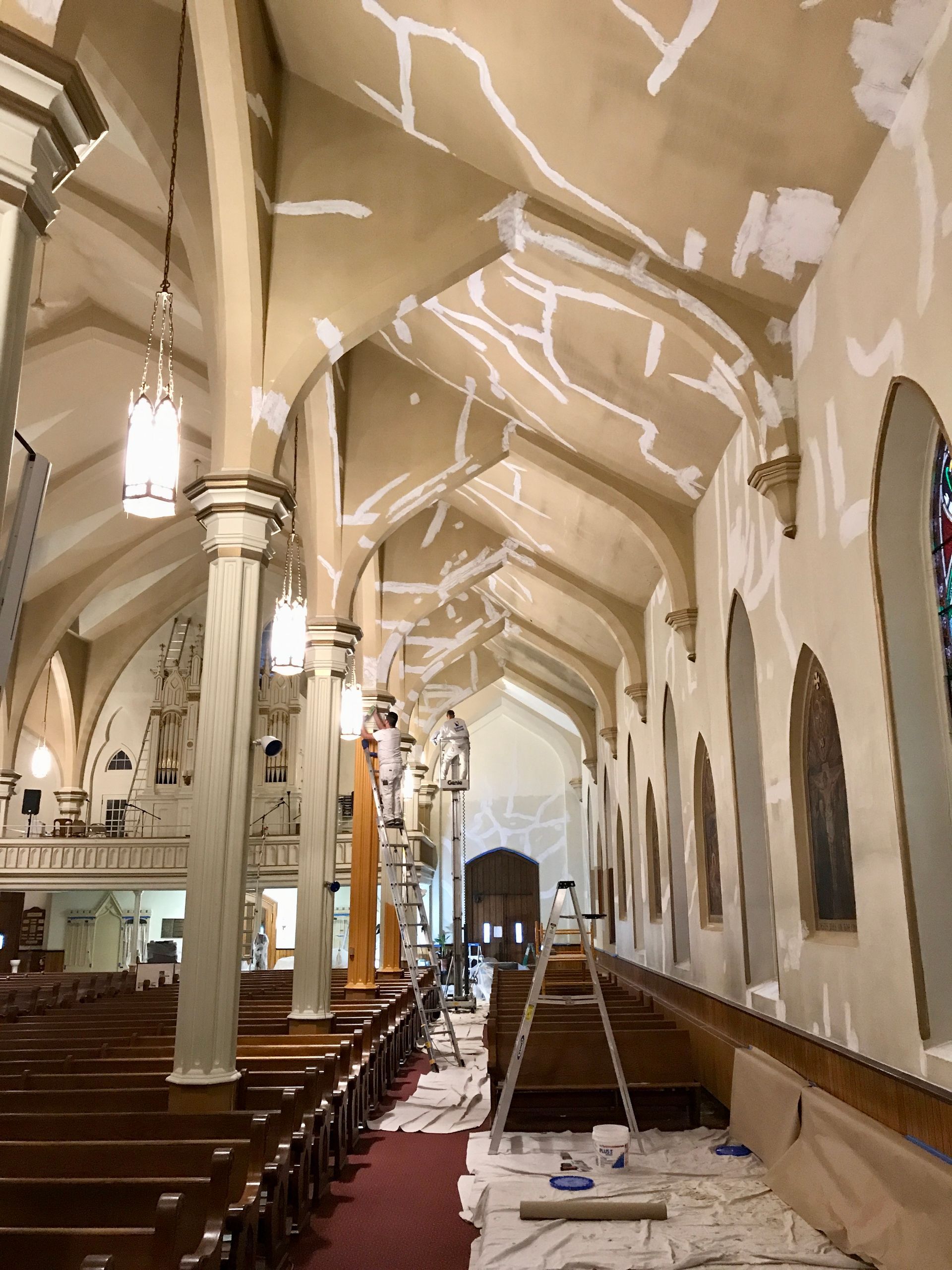 Church Painting Prep Work 10