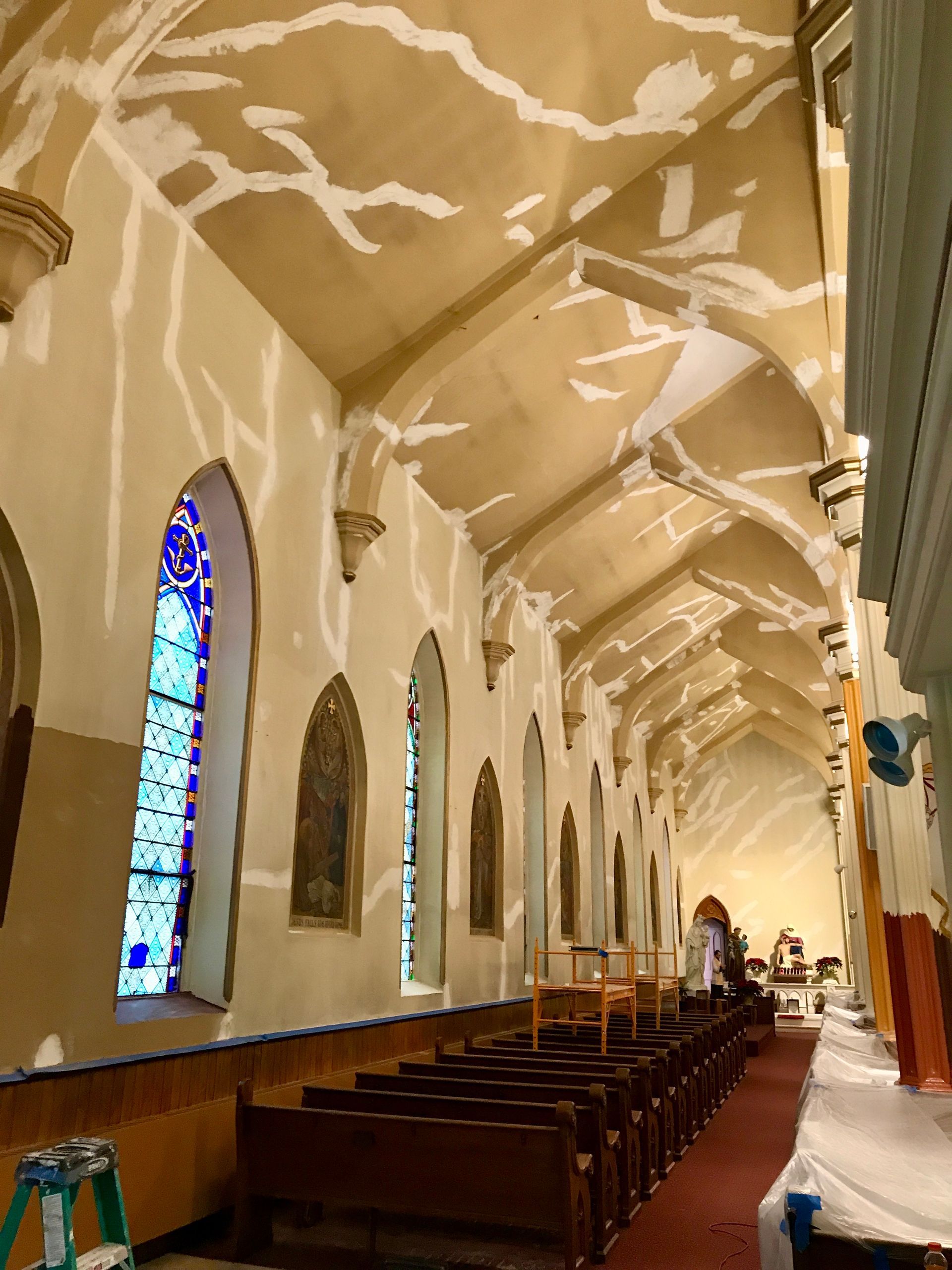 Church Painting Prep Work 13