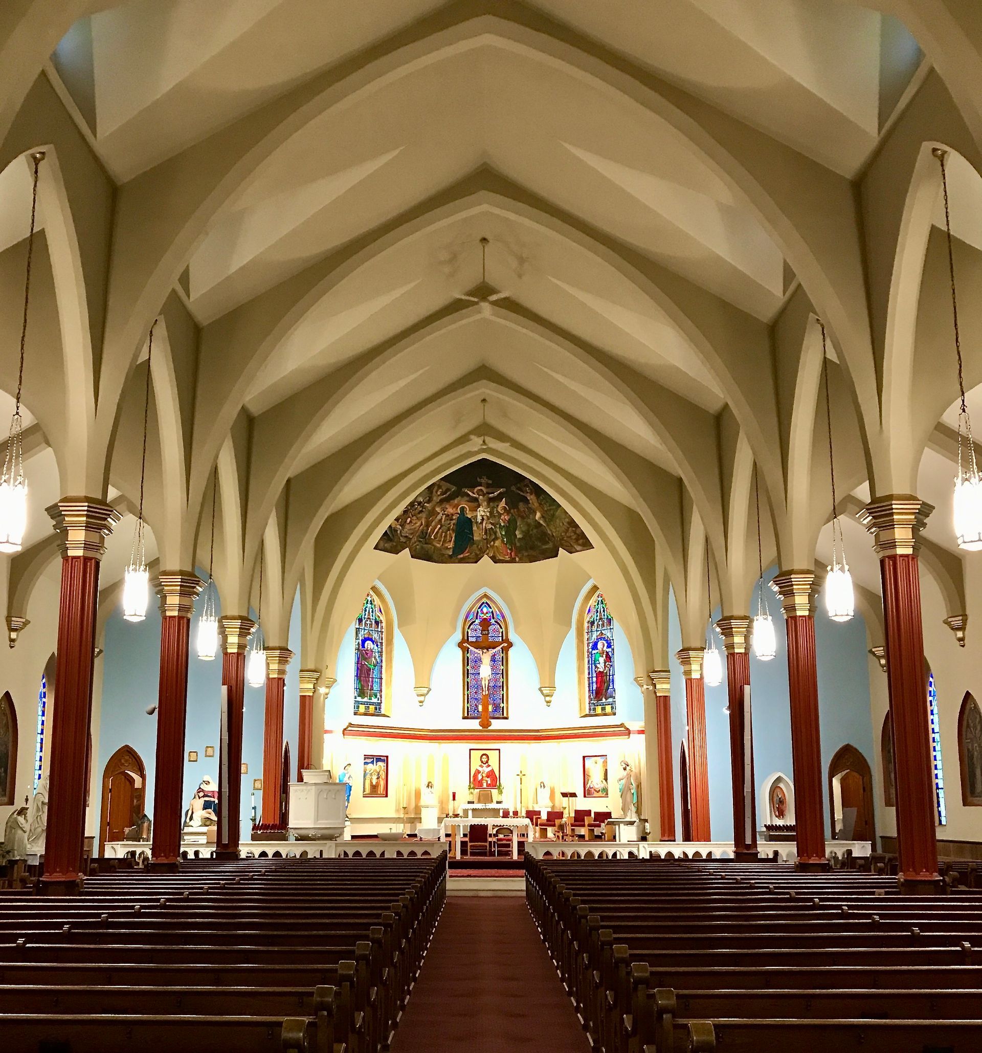 Church interior painting  11