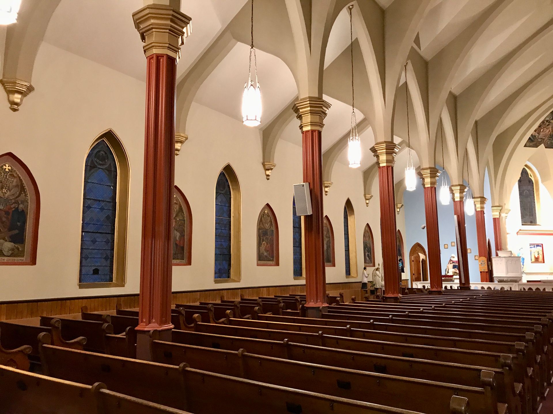 Church interior painting  After  2