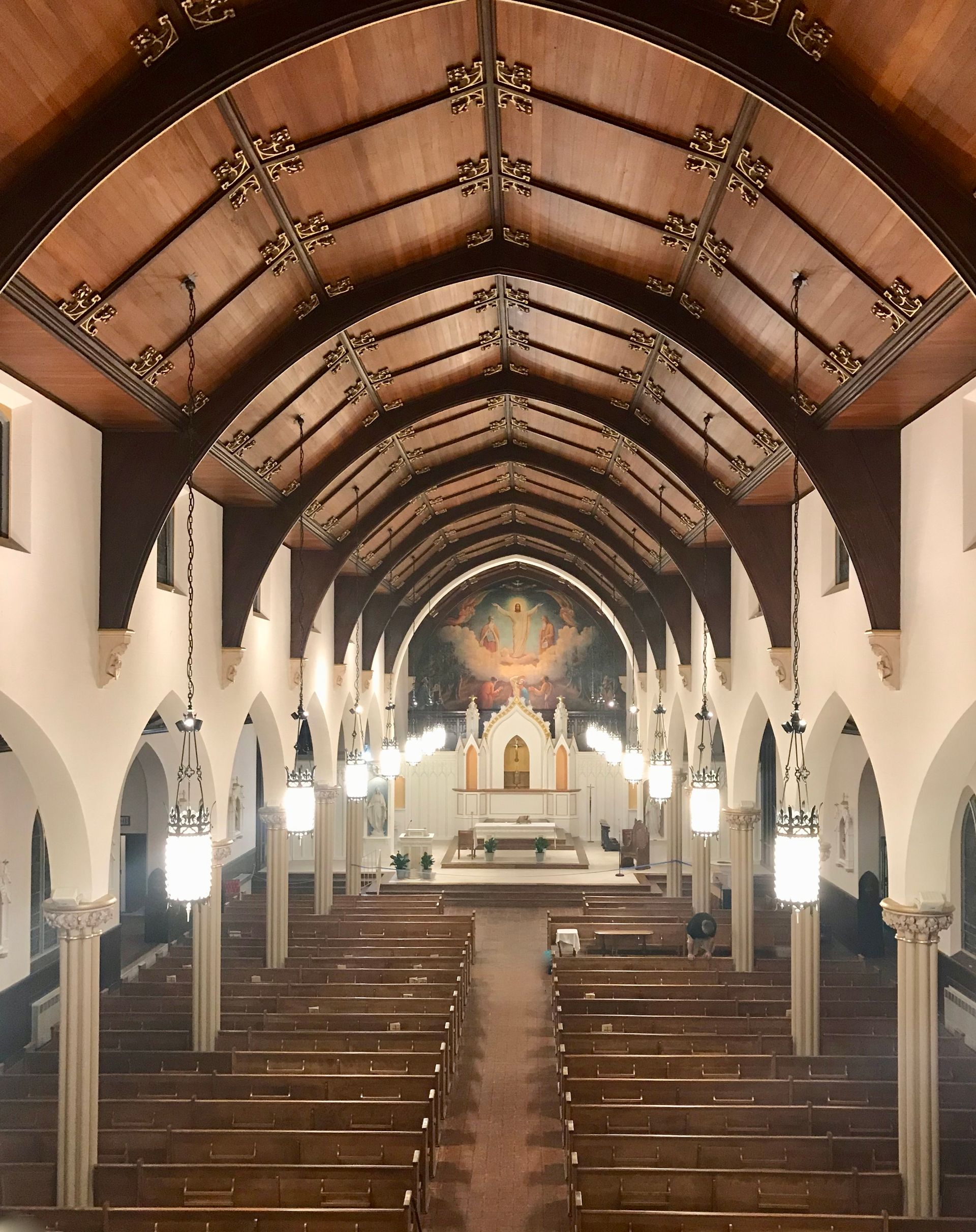 Church interior painting  6