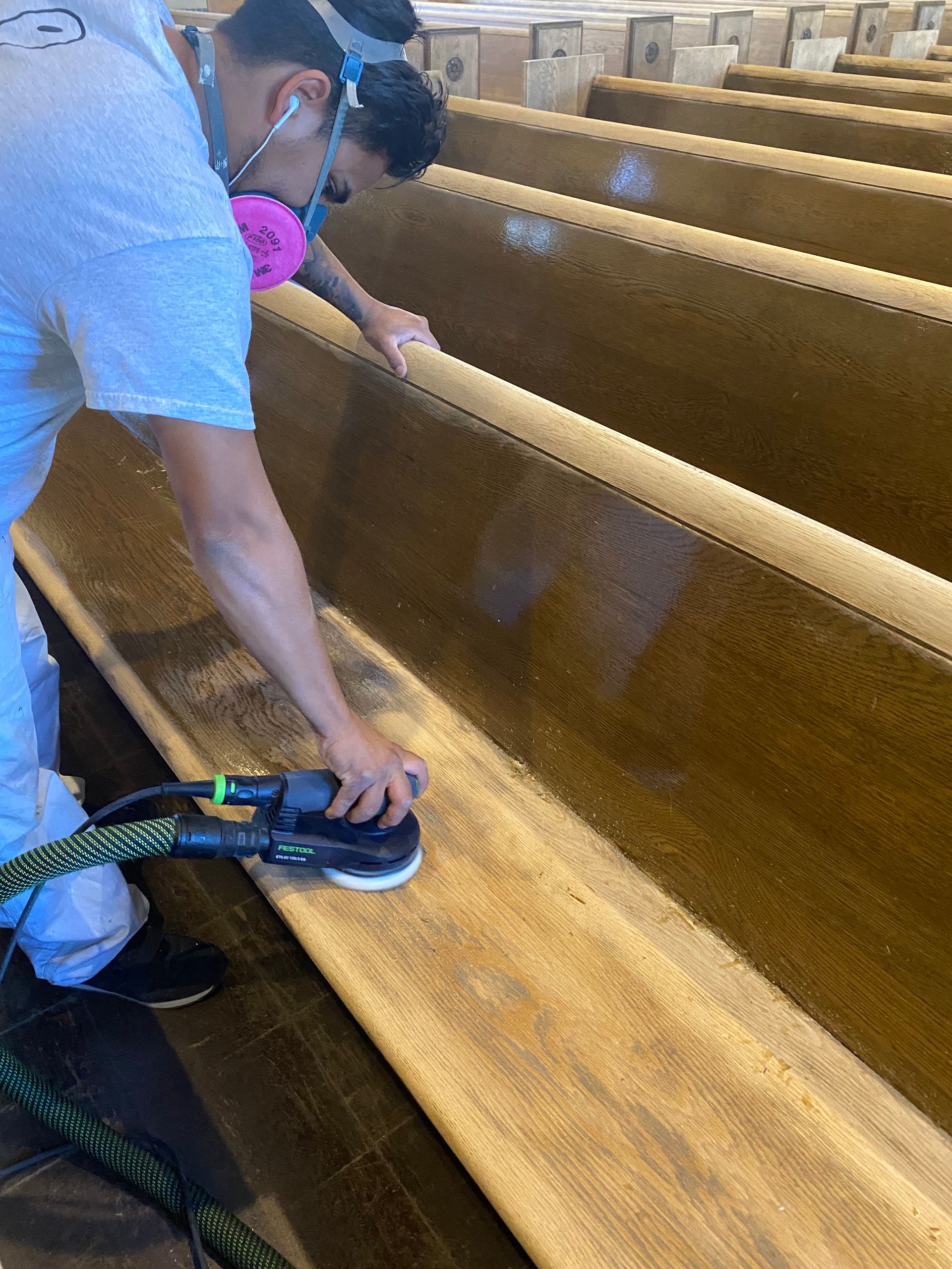 Church Painting Prep Work 1