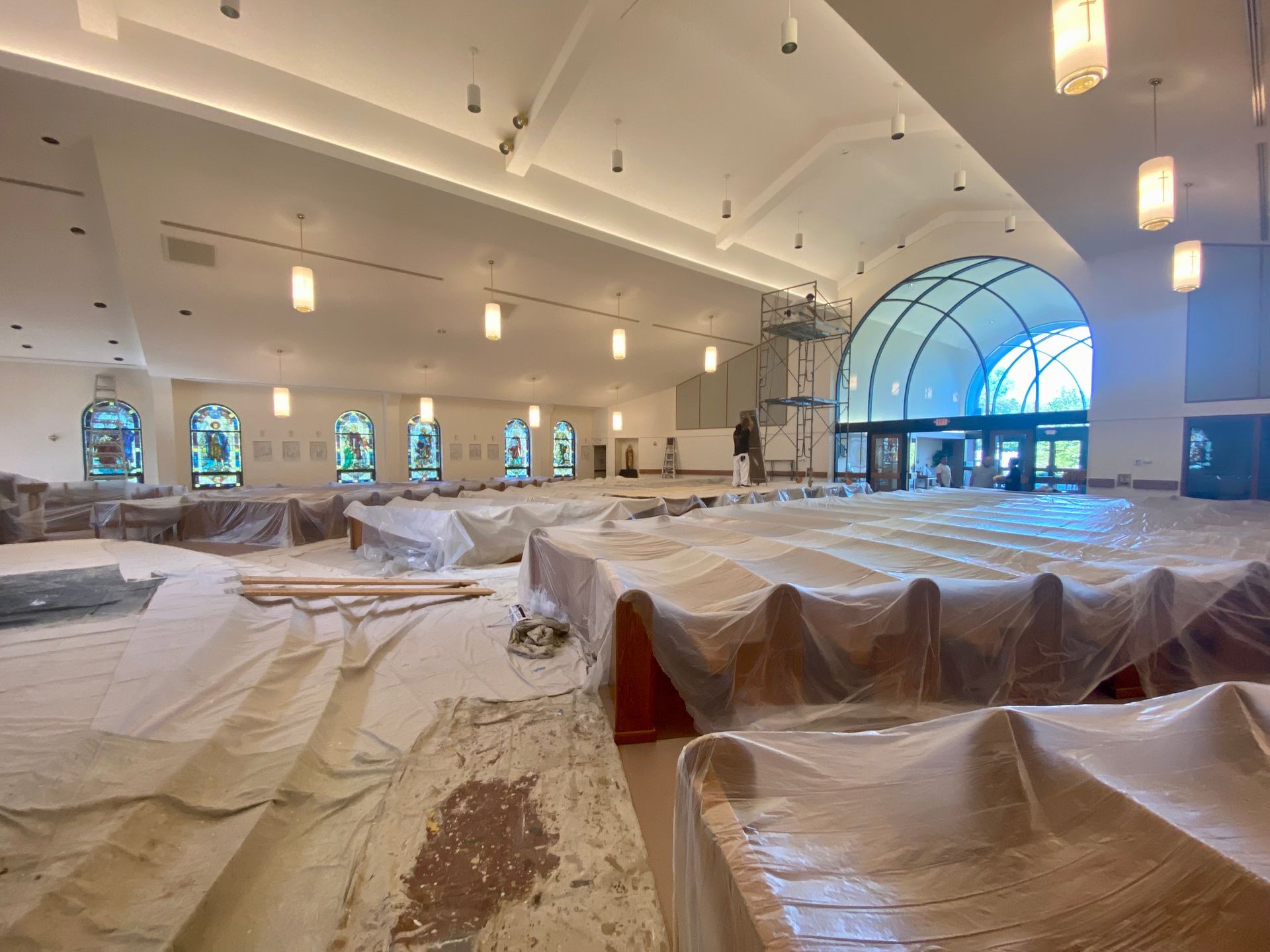 Church Painting Prep Work 2