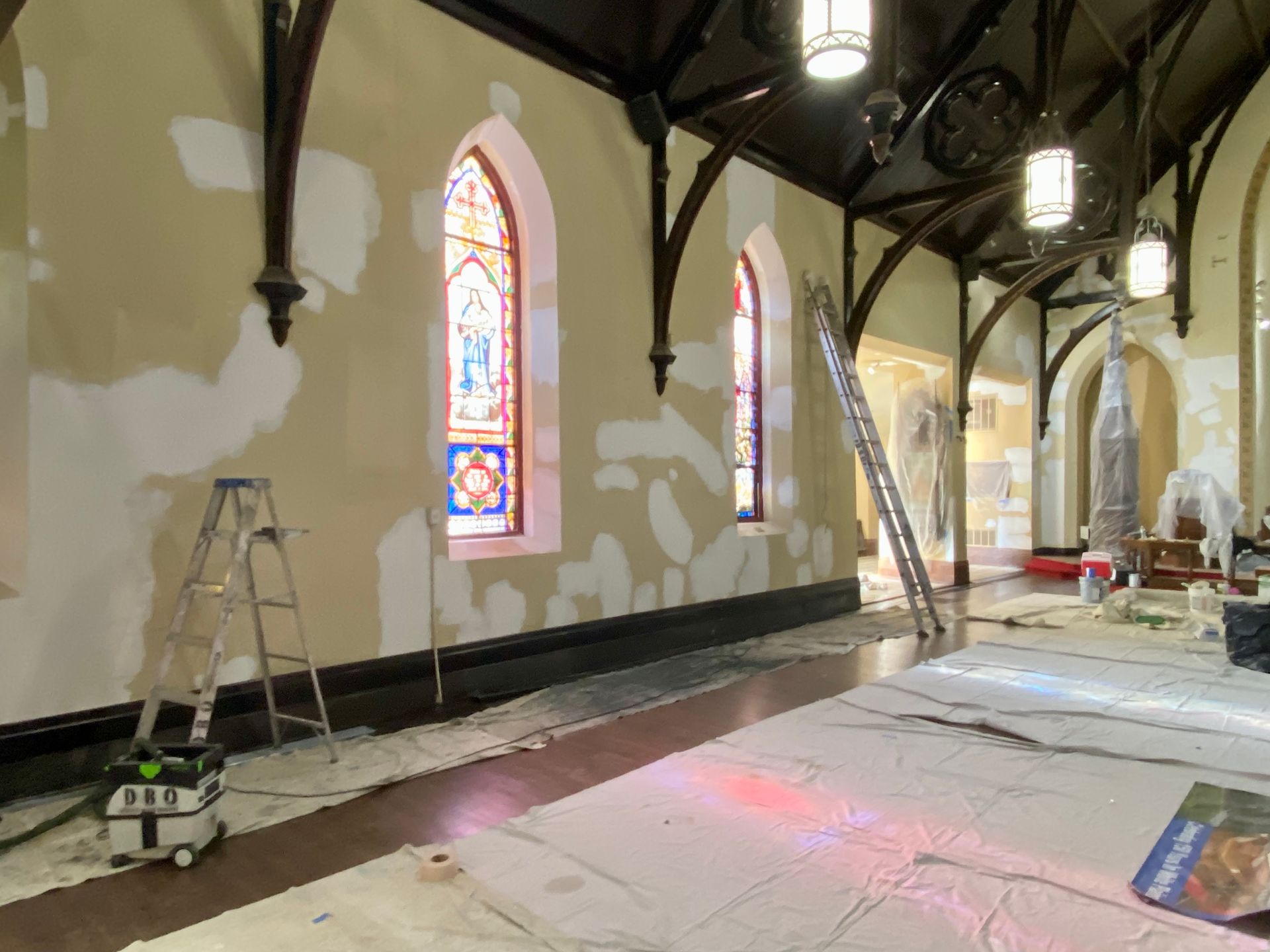 Church Painting Prep Work 5