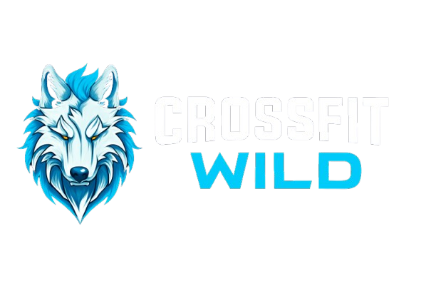 Blue wolf logo next to "CROSSFIT WILD" text.