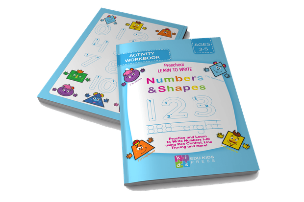 preschool learn to write numbers and shapes