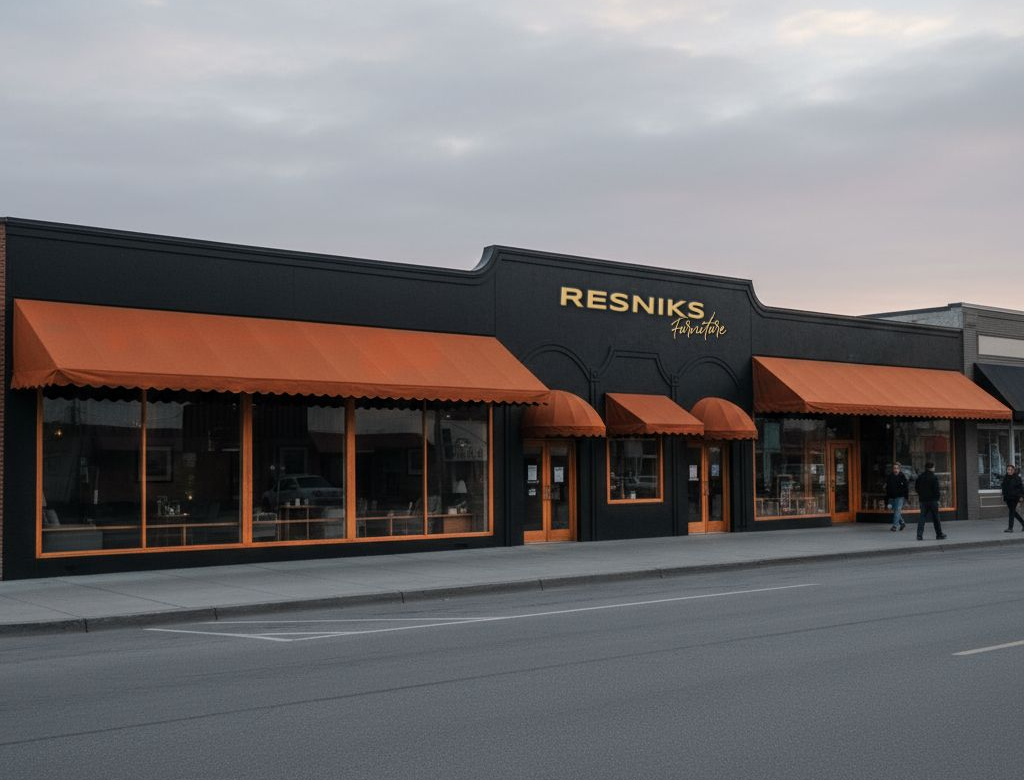 Two people fishing from a pontoon boat on a lake with houses in the background; fall foliage is visible.