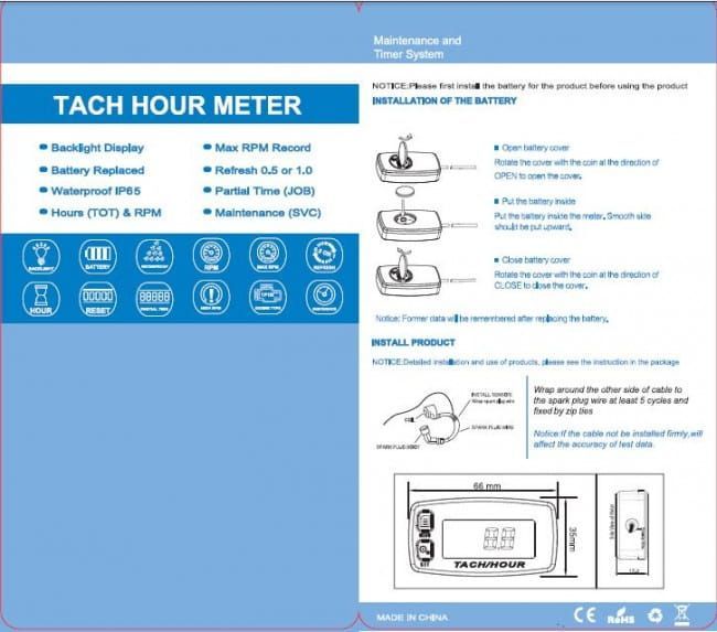 Uren en Toeren Teller