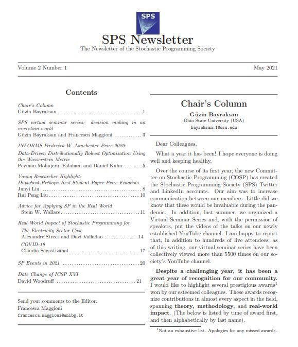 2nd - SPS Newsletter May 2021