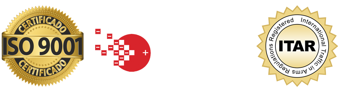 ISO 9001, The Electrocoat Association and ITAR logos