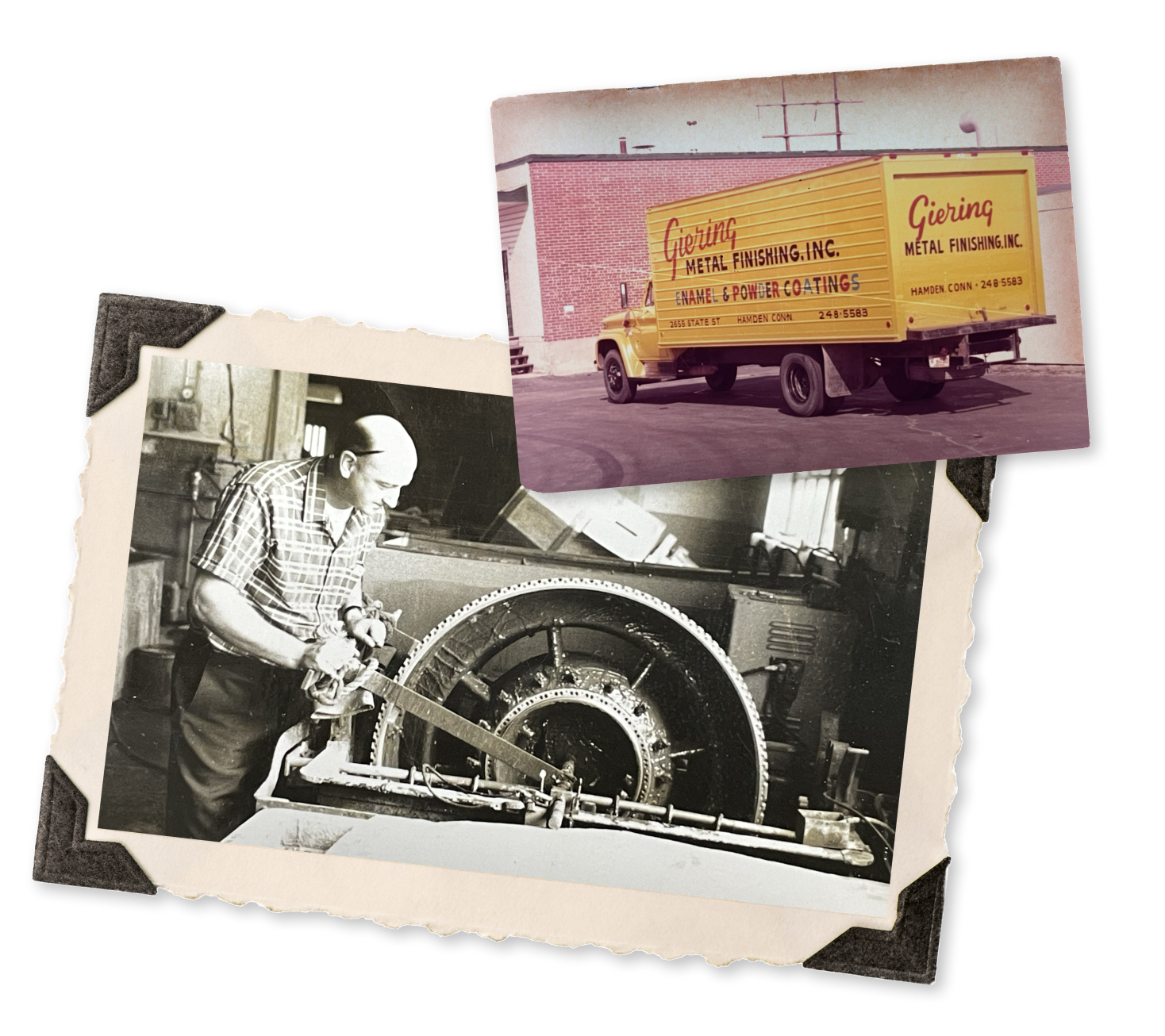 Vintage photos of Giering Metal Finishing