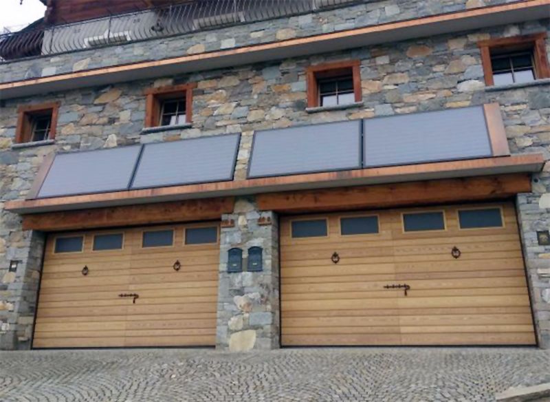 Esempio 2 porte sezionali manto Cardinello