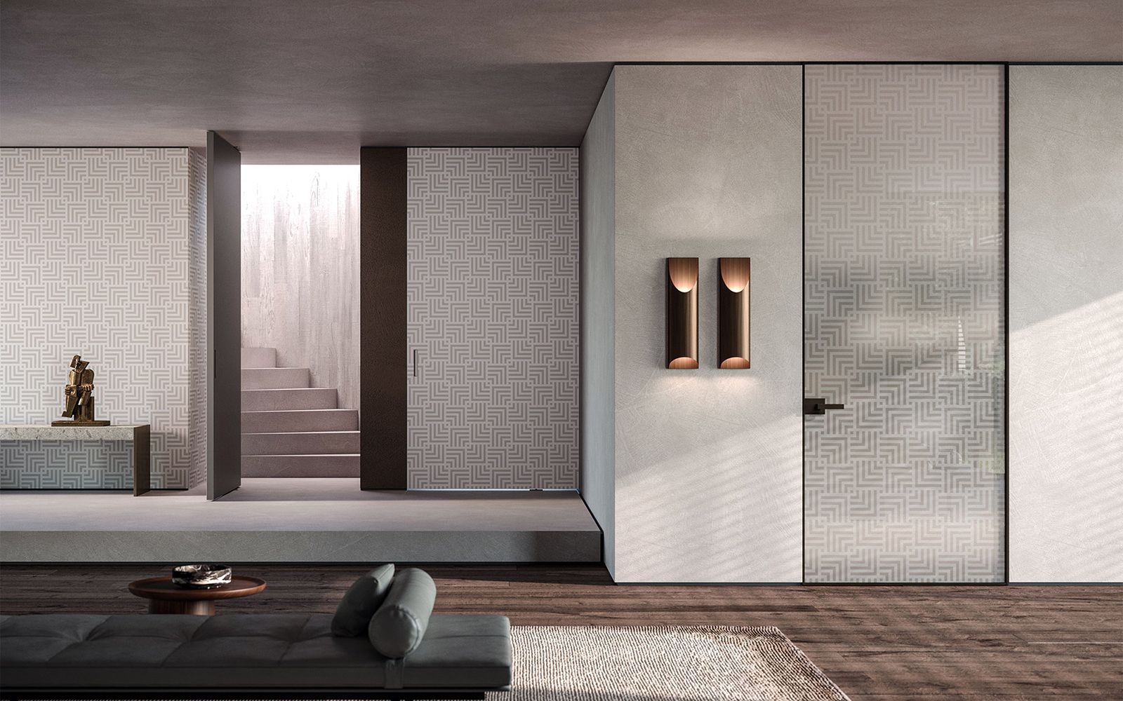 Porte in vetro a battente: Manhattan