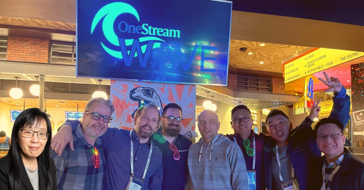 Ascend team at OneStream Wave Conference