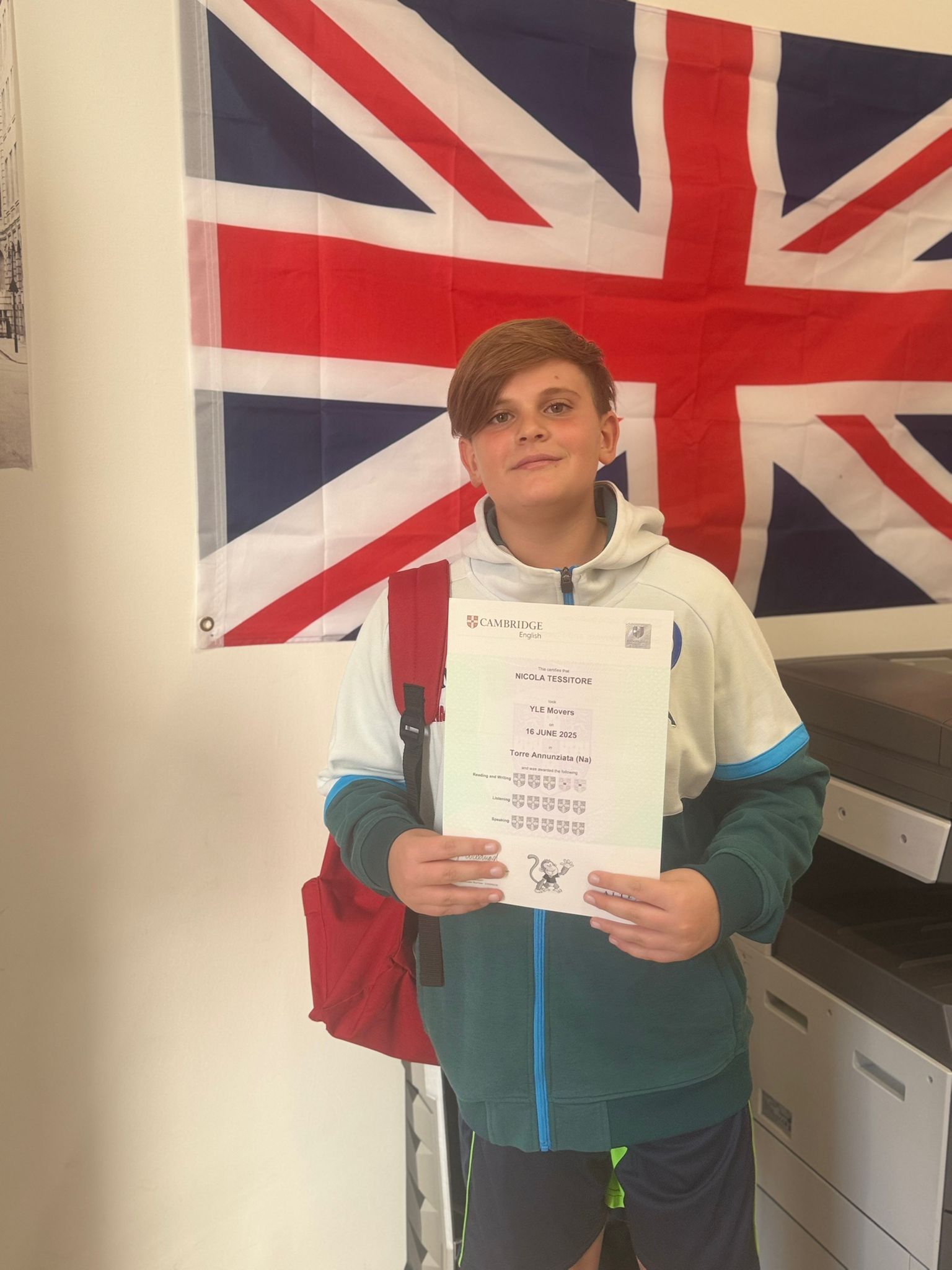 Cerimonia di consegna delle certificazioni