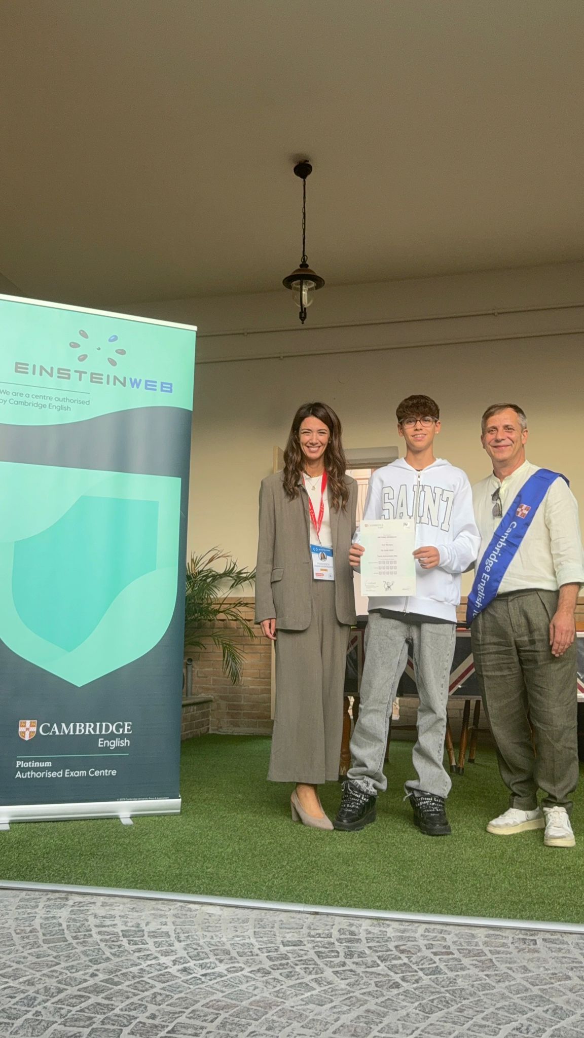 Cerimonia di consegna delle certificazioni