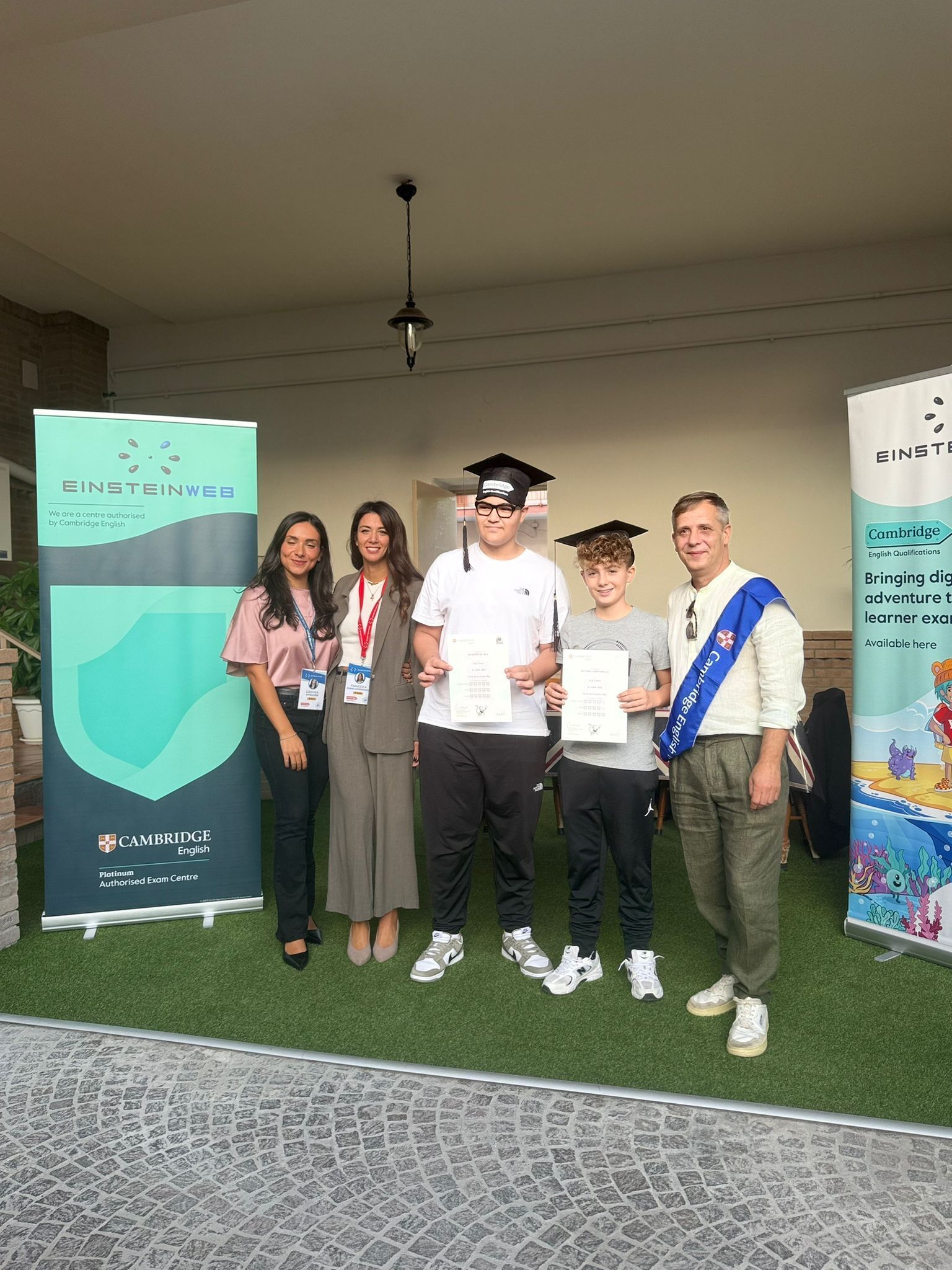 Cerimonia di consegna delle certificazioni