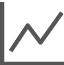 A graph with a line going up and down on a white background.