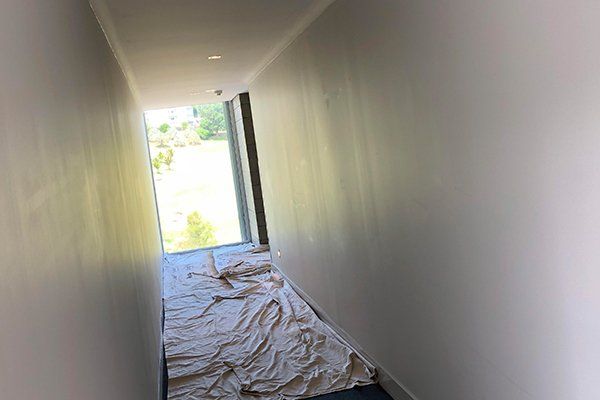 painting hallway