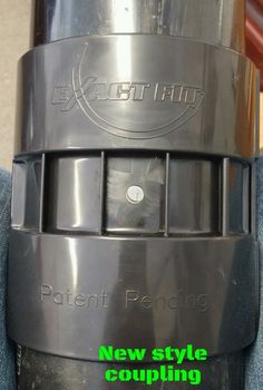 Exact Fit Four Inch Repair Coupling for ABS sewer lines