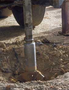 Drilling of a Well — Stoneville, NC — Aqua Drill Inc.