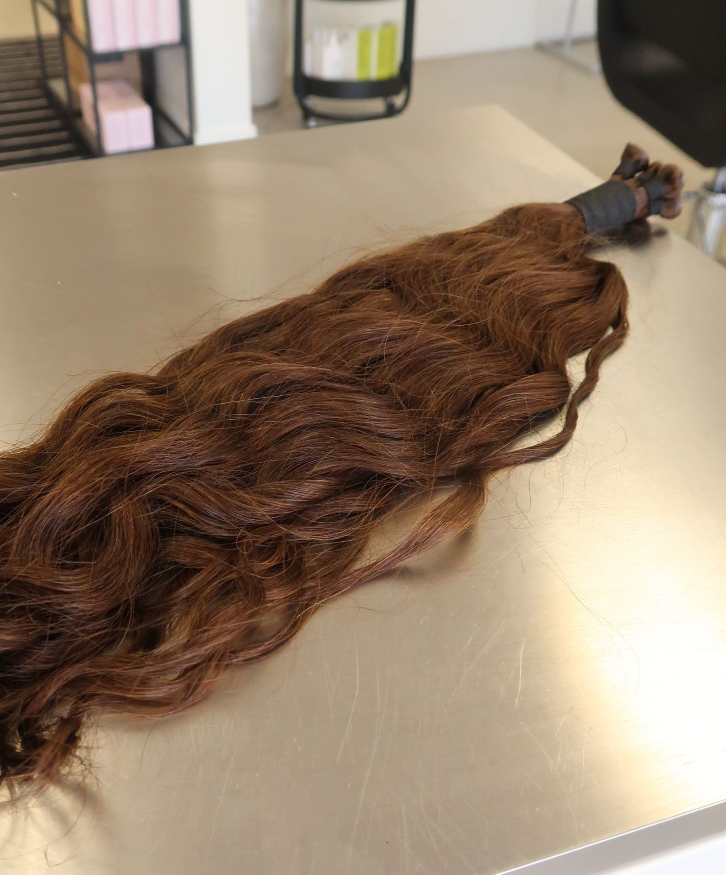 Abigail Human Hair Weft with Wave – Level 5 Natural Warm Human Hair Weft