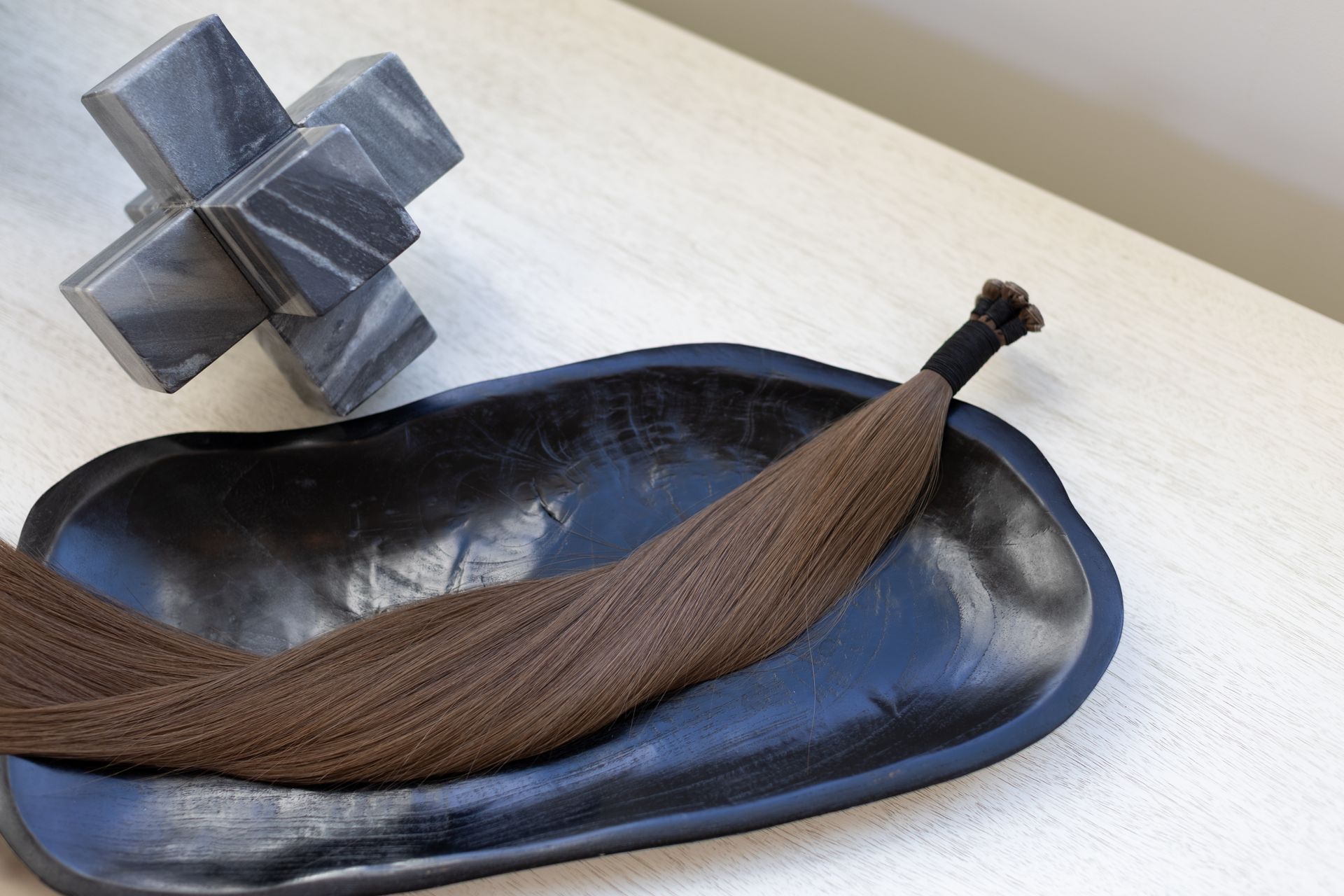 Abigail Human Hair Weft – Level 5 Natural Warm Human Hair Weft