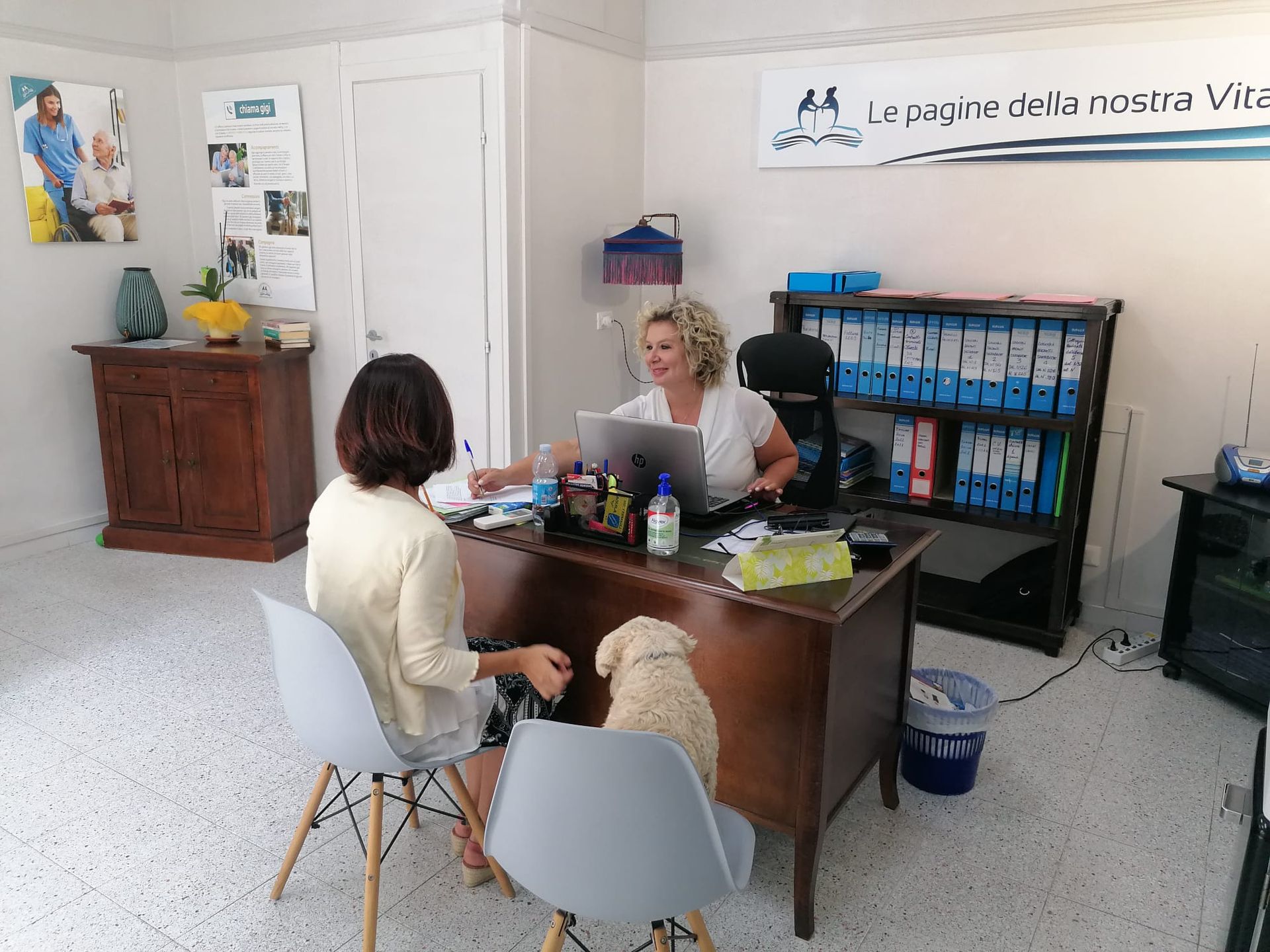 Primo incontro con una cliente per il servizio di badanti a Talenti, Roma
