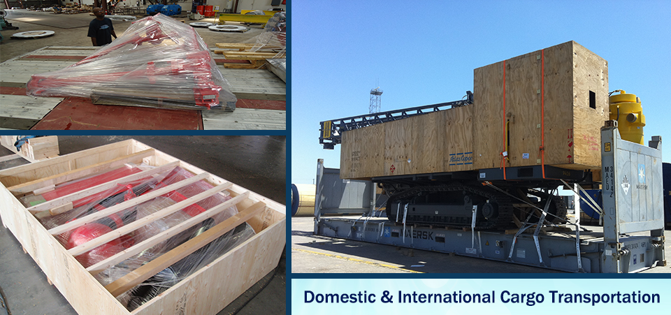 Domestic and international cargo transportation