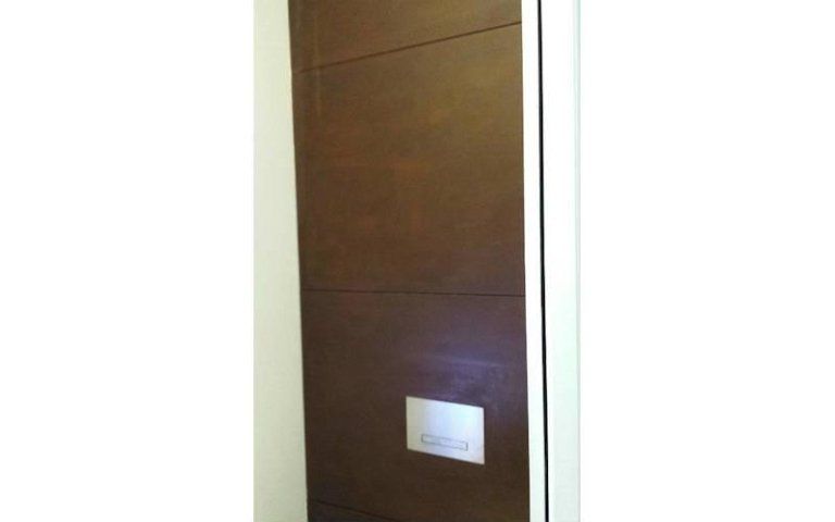 Fintaparete in acciaio corten